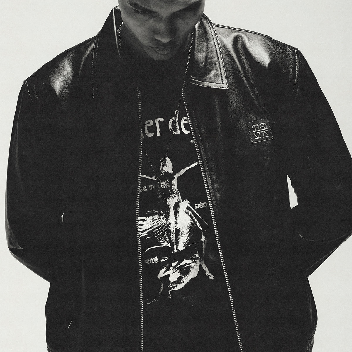 新品未着用 DEVA STATE ブラックレザージャケット AW24