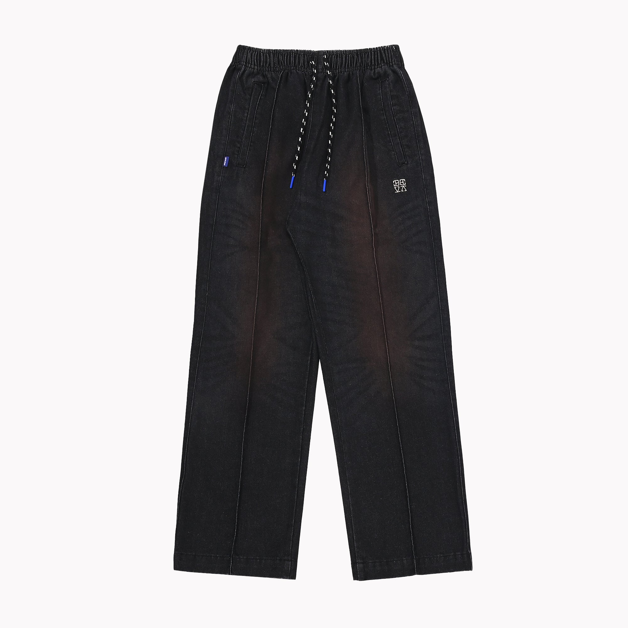 MIDTOWN Pleated Easy Pants SS26 [Washed Black] – DEVÁ STATES