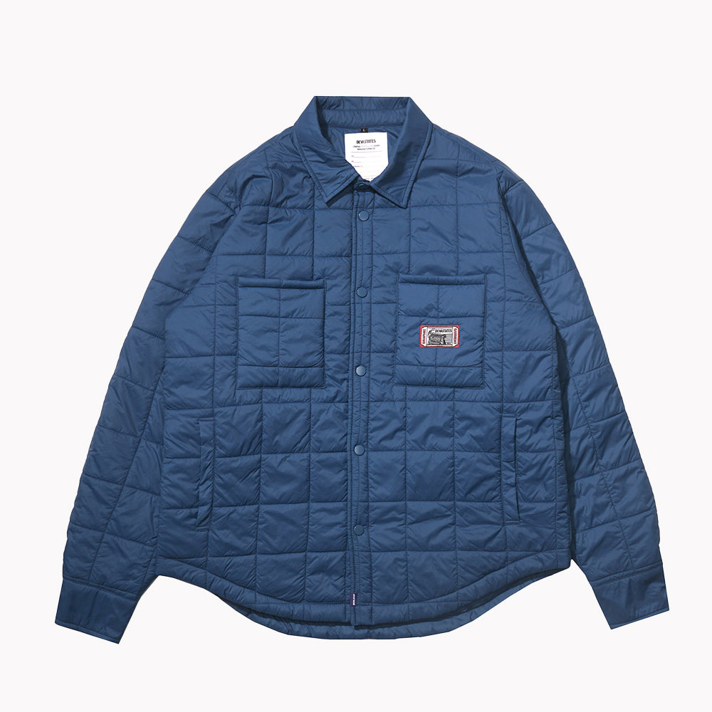 SCRIPT Quilted Fatigue Overshirt [Blue]