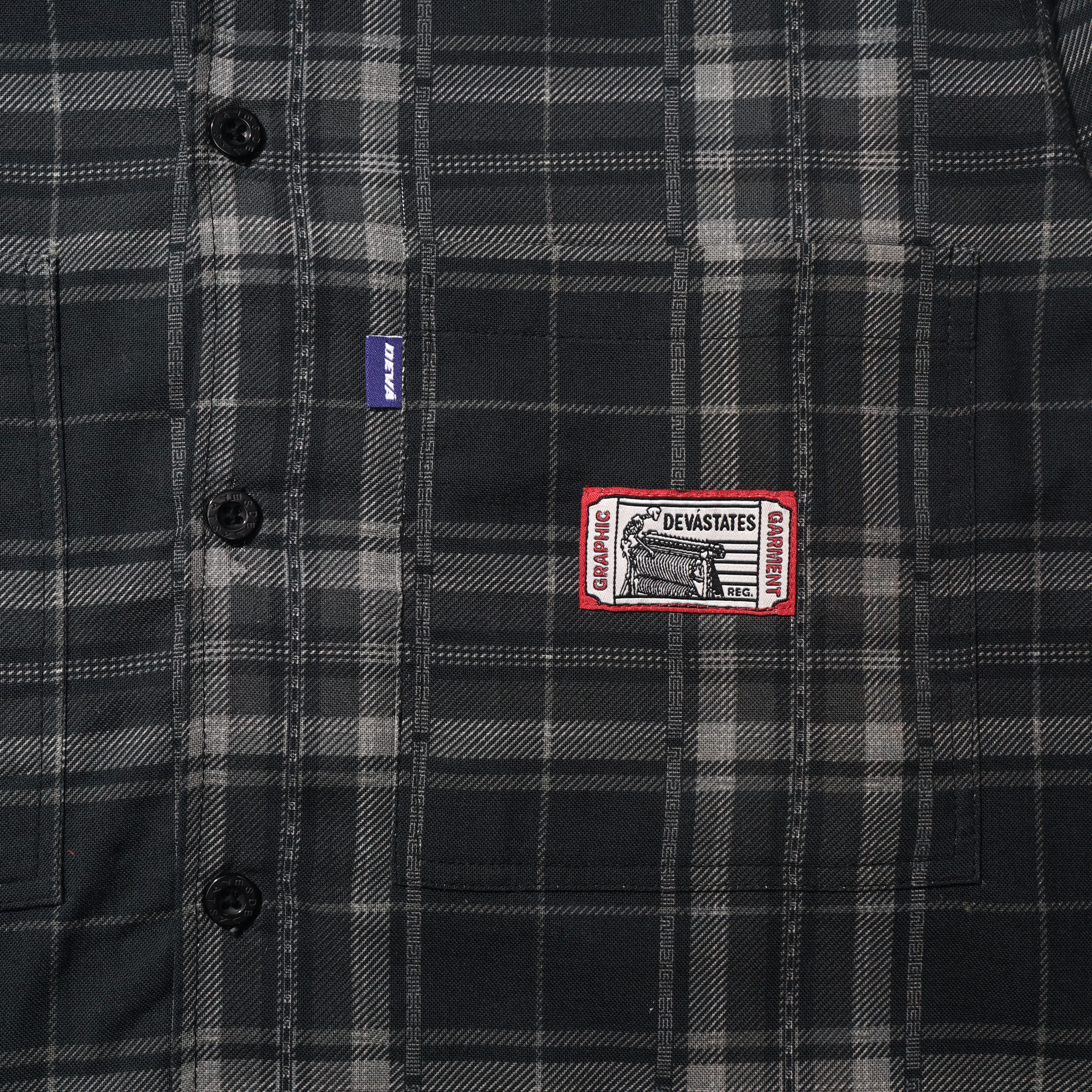 RELIC Plaid Shirt [Black]