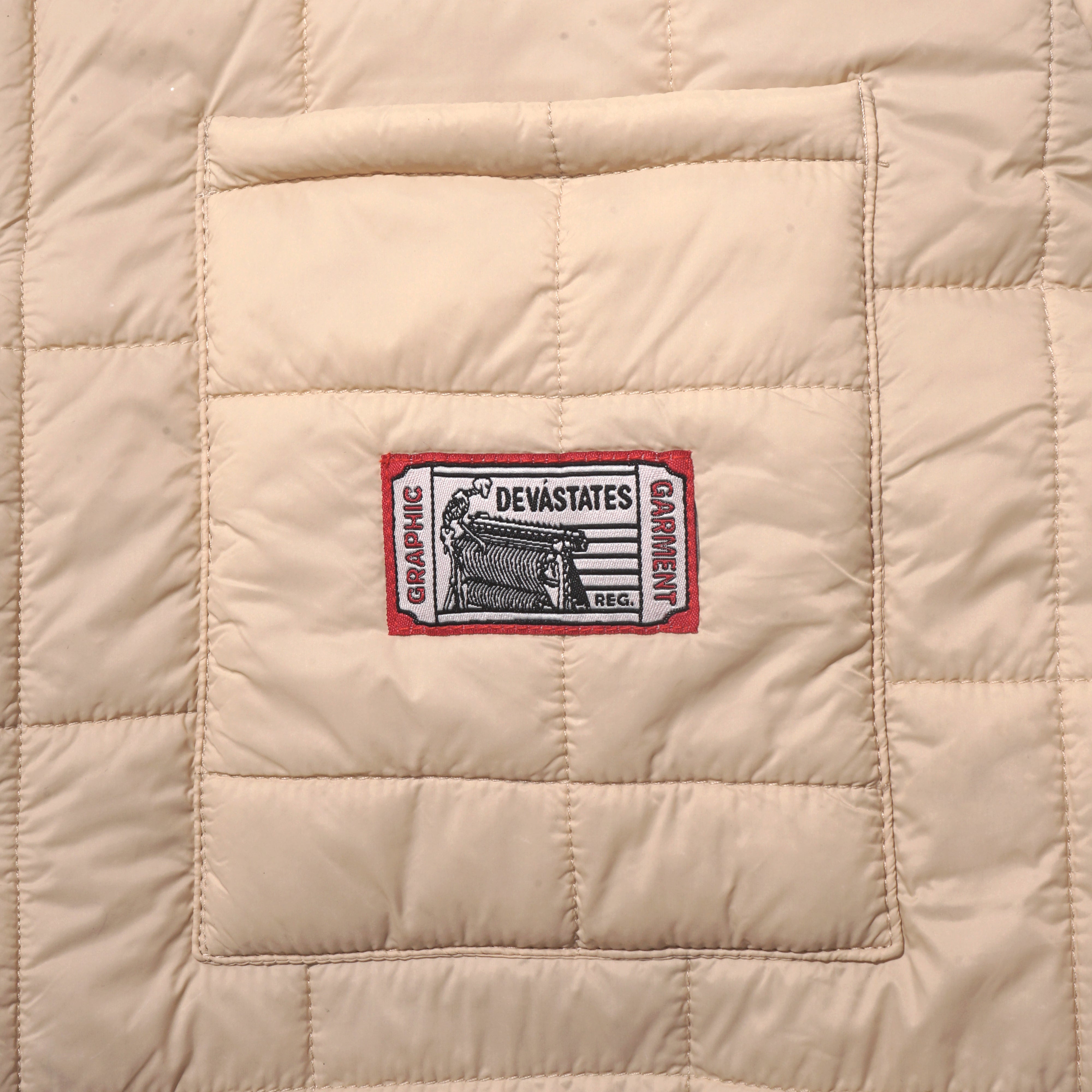 SCRIPT Quilted Fatigue Overshirt [Khaki]