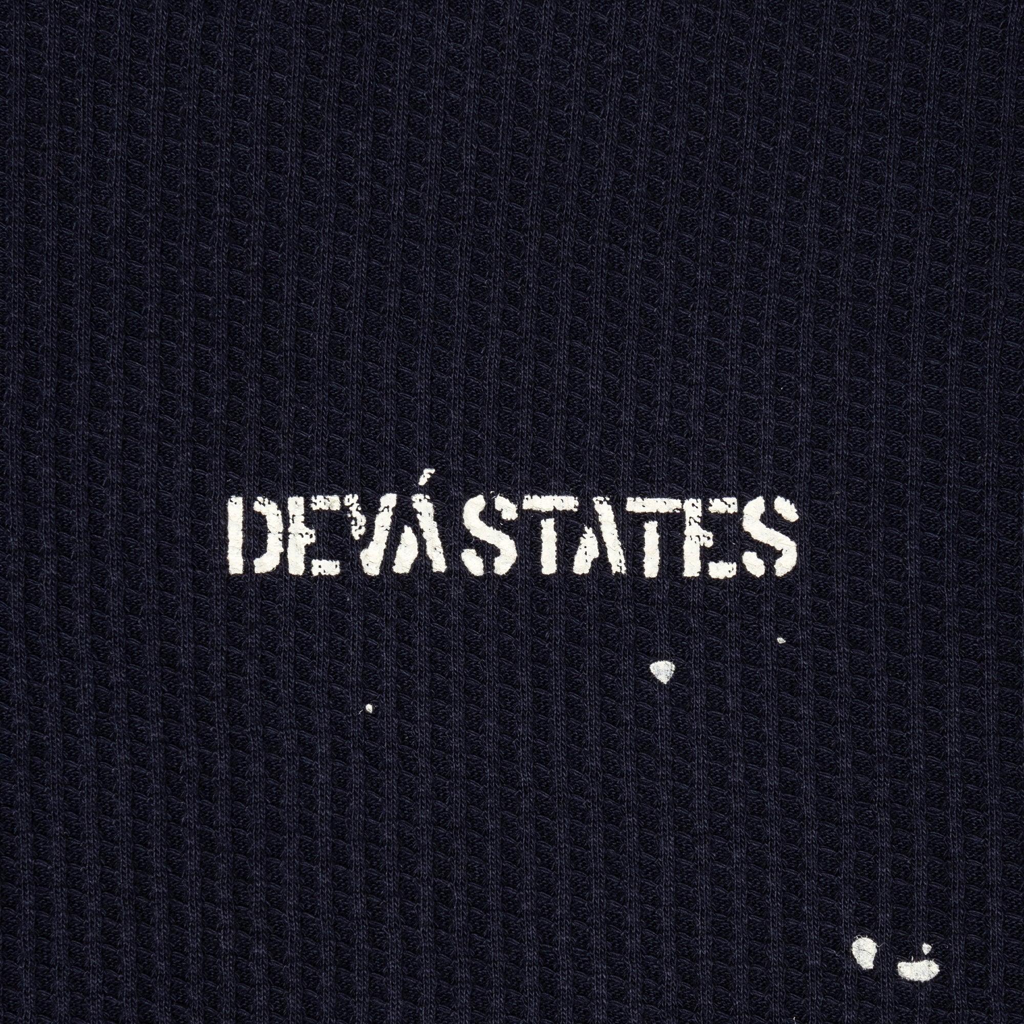 SPLATS Crewneck Waffle [Navy Blue]