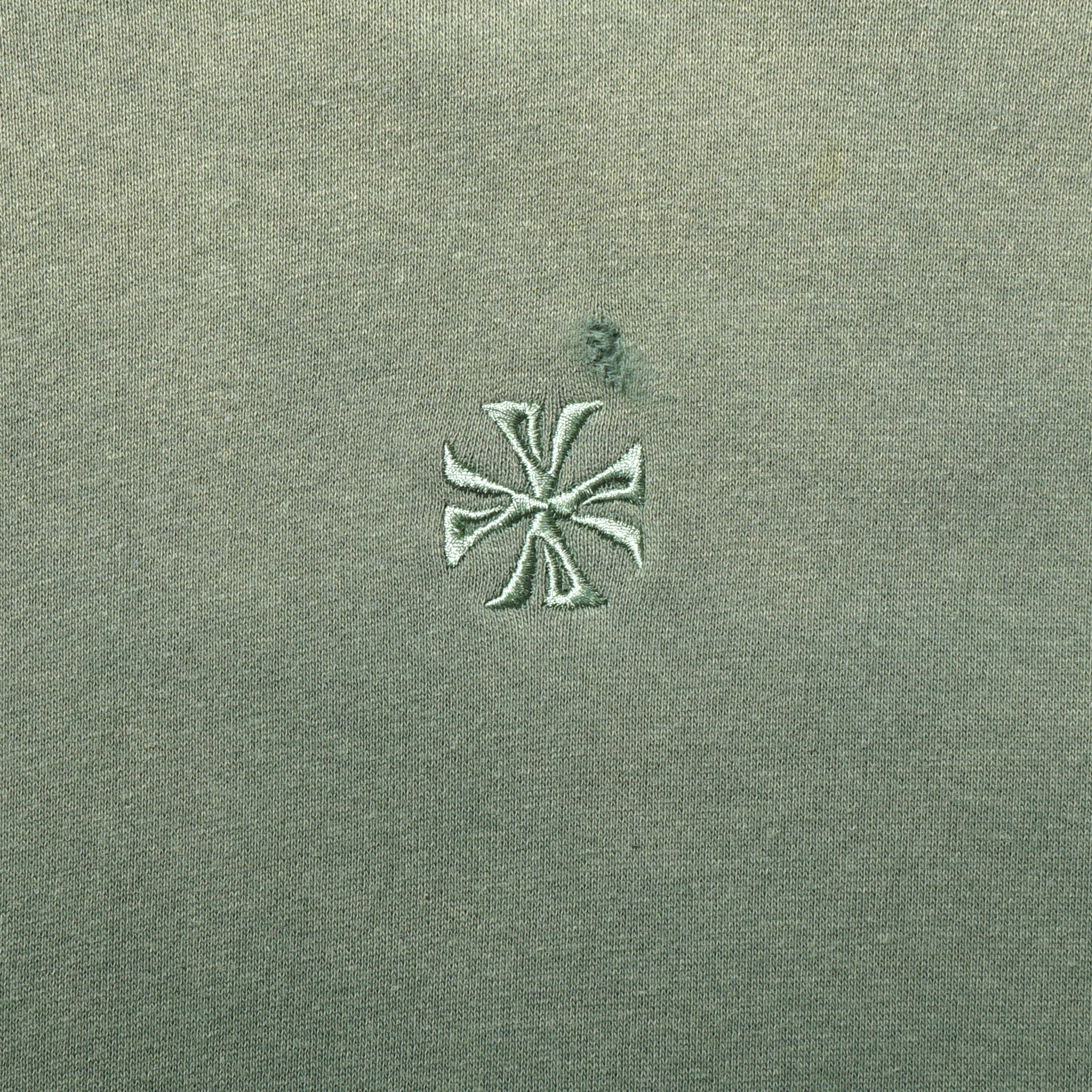 CROSS Distressed Hoodie [Green]