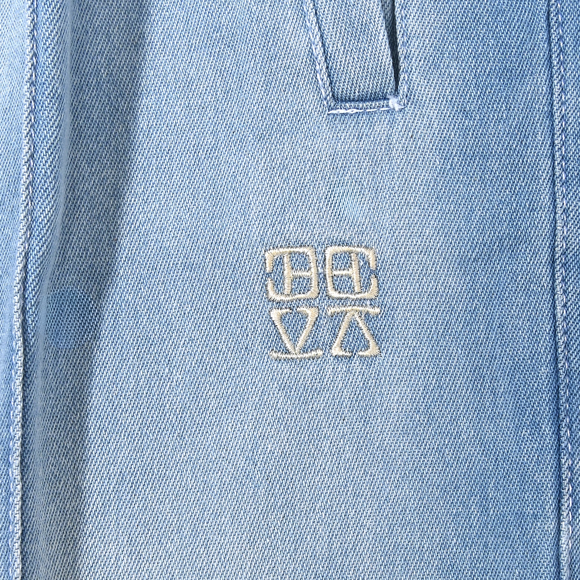 MIDTOWN Pleated Easy Pants SS26 [Washed Blue]
