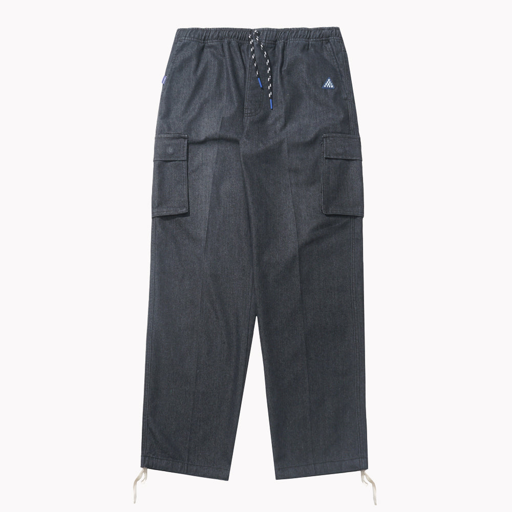 ROVER Denim Cargo Easy Pants [Washed Black]