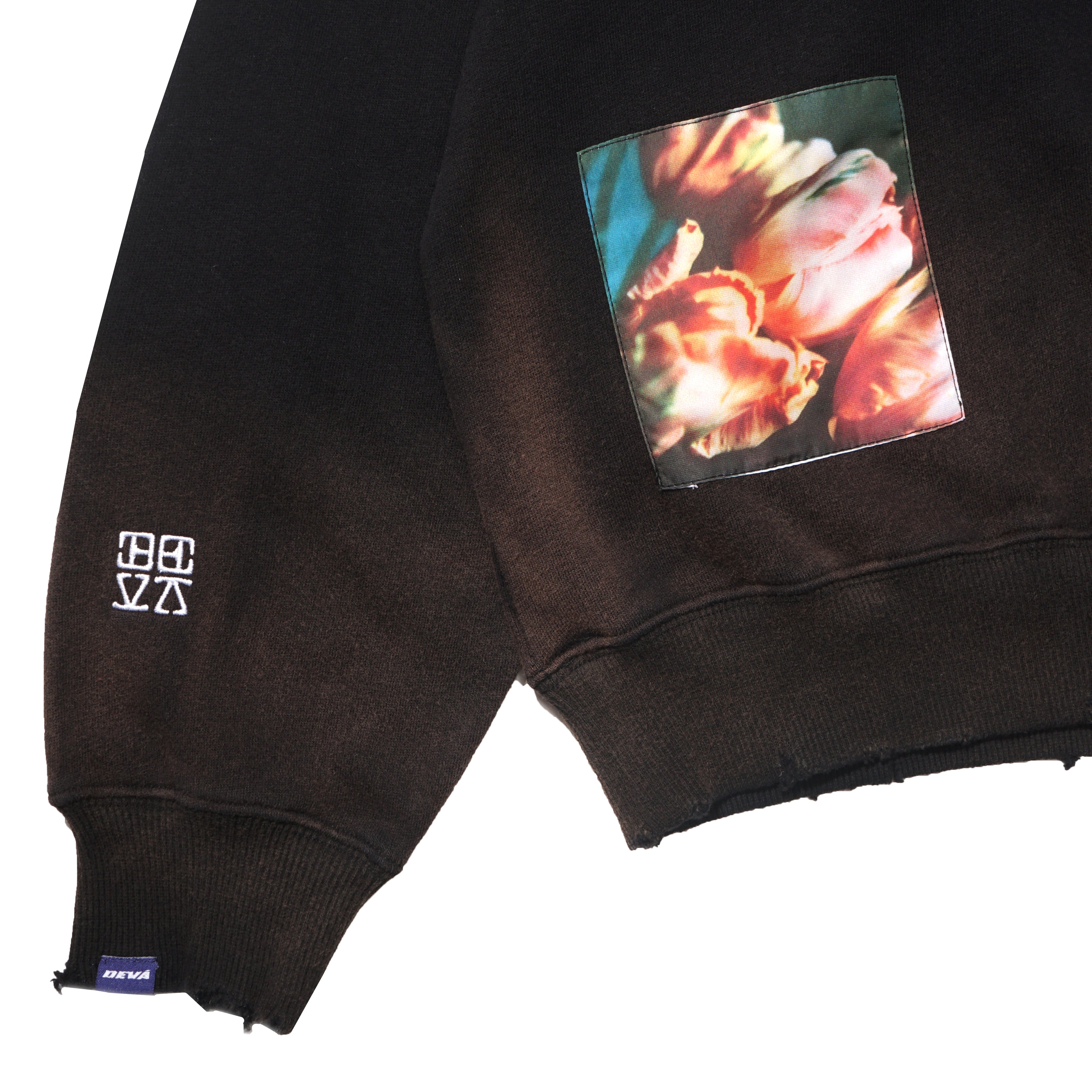 RECLUSE Distressed Crewneck [Black]