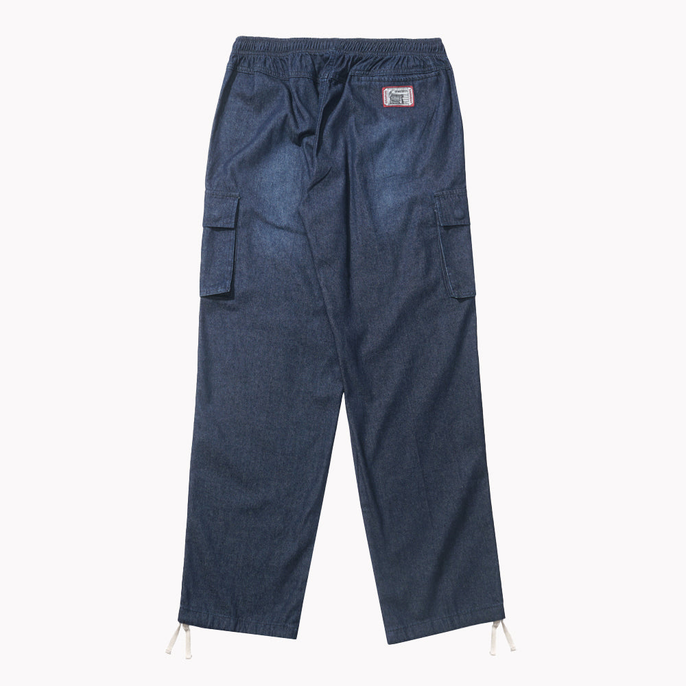 ROVER Denim Cargo Easy Pants [Washed Blue]