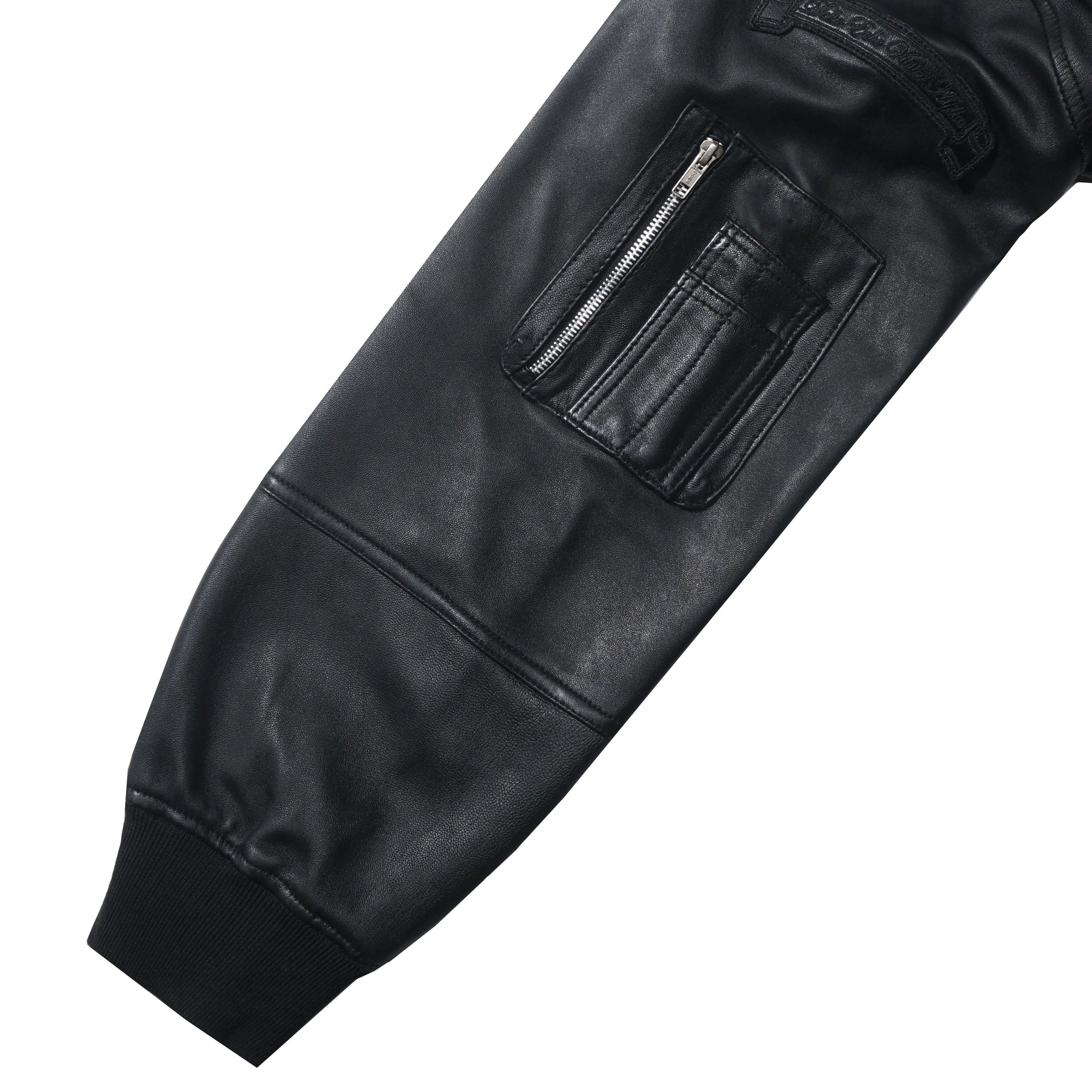ACE Leather Flight Jacket [Black]