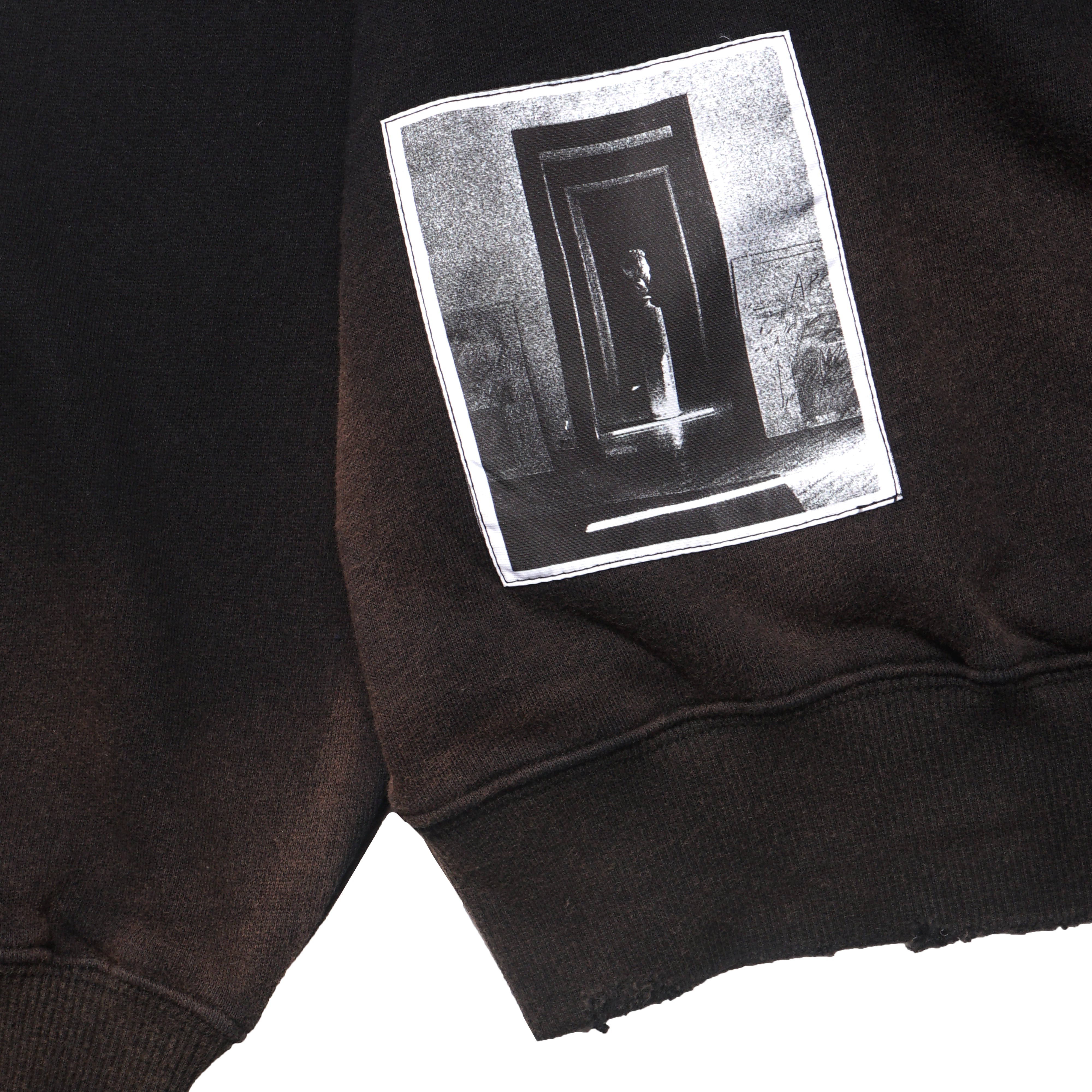 RECLUSE Distressed Crewneck [Black]