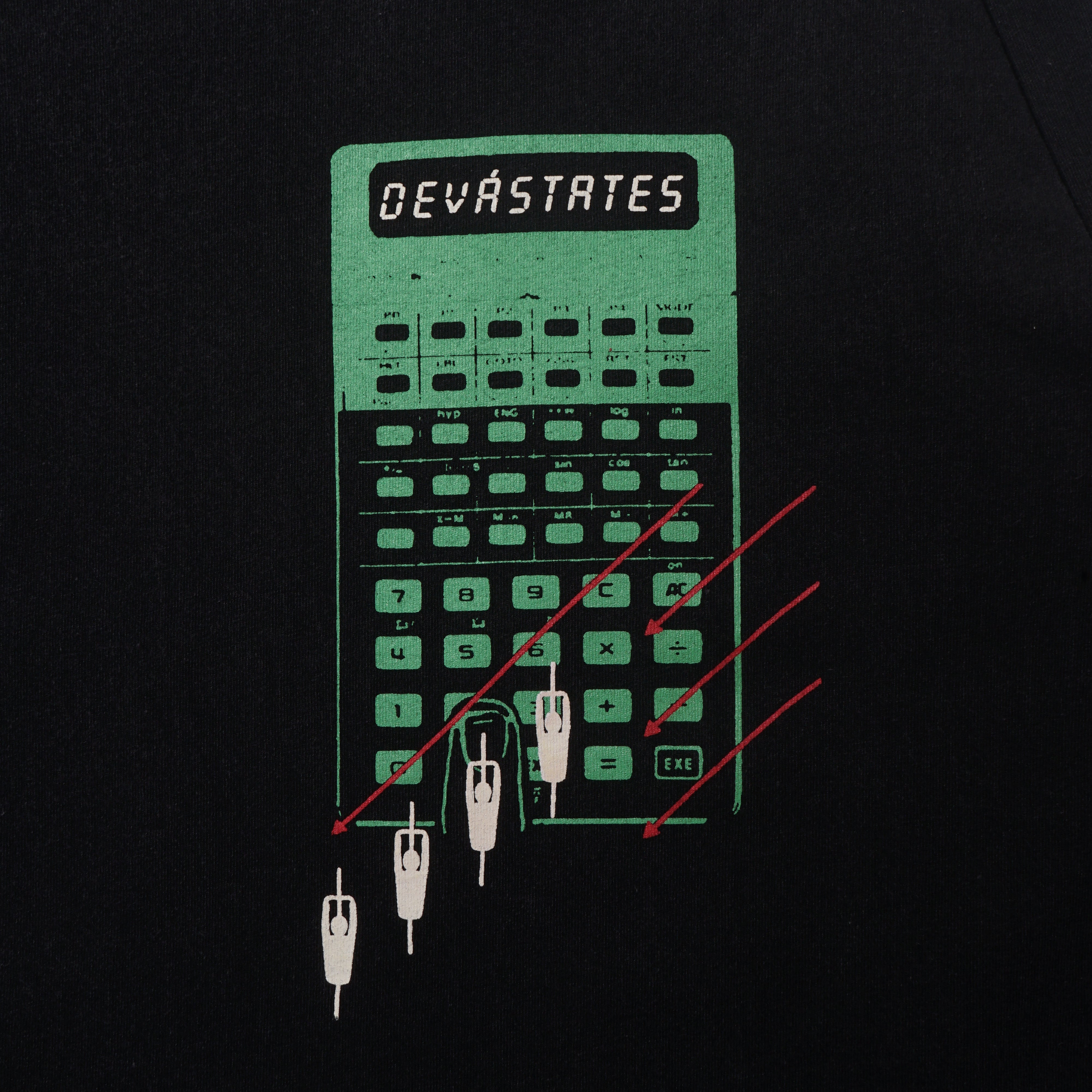 COMPUTE L/S GFX T-Shirt [Washed Black]