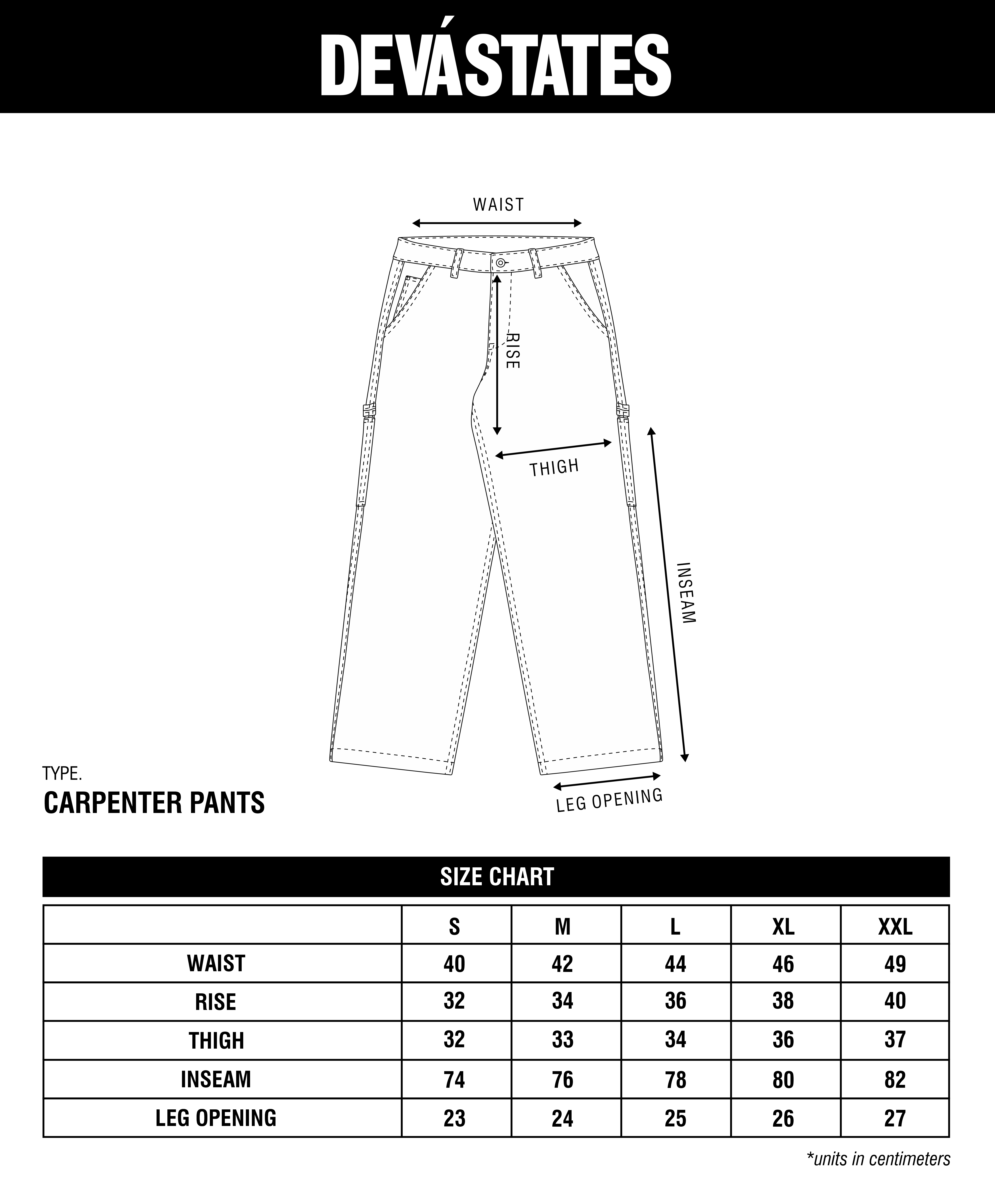 PINS Carpenter Pants [Black]