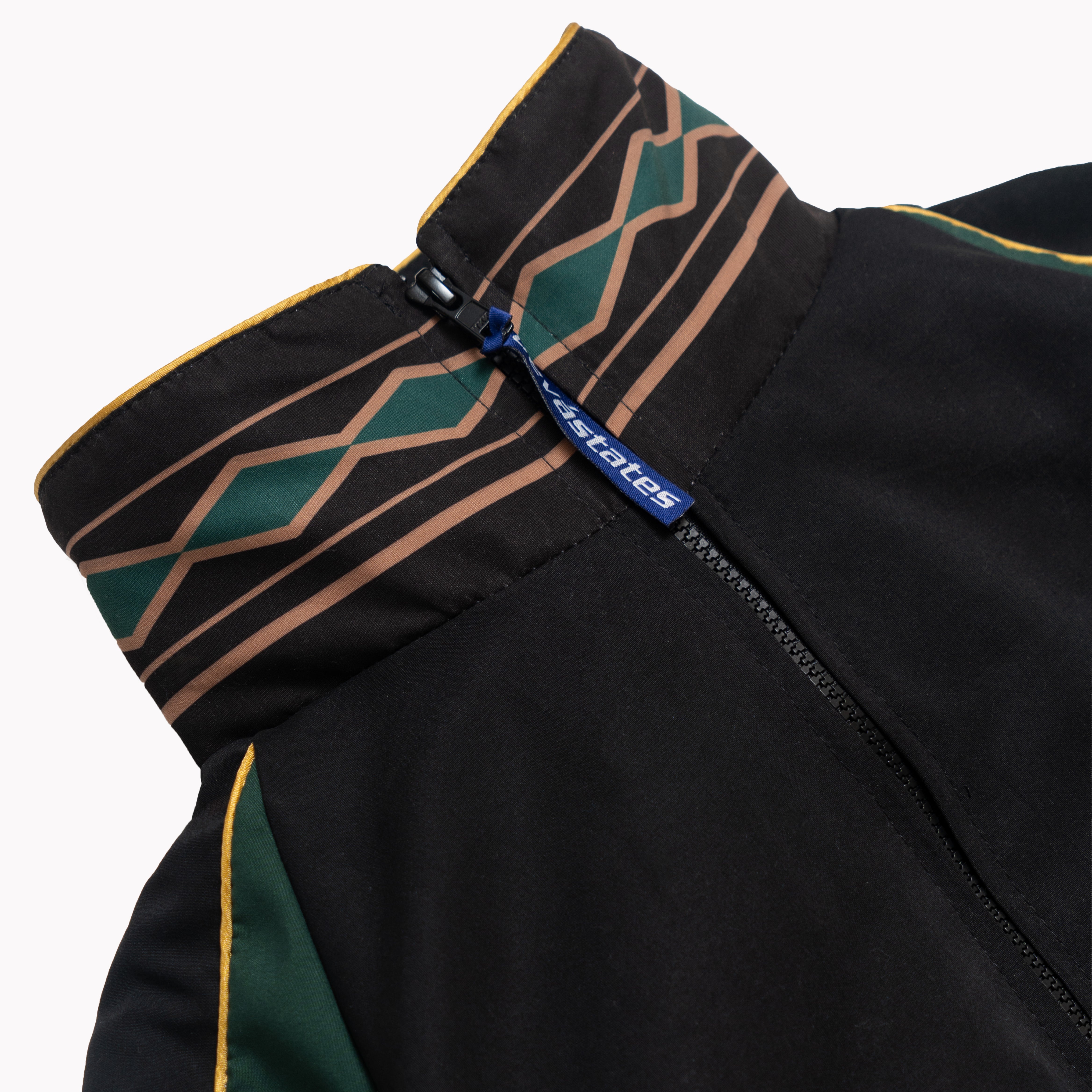 DEVÁ / JAMESON Windbreaker Jacket [Black/Green]